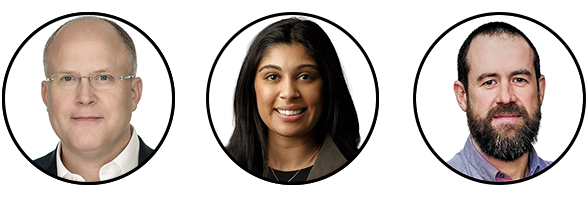 Chris Hagedorn, Preeya Mody, and Michel Morenville